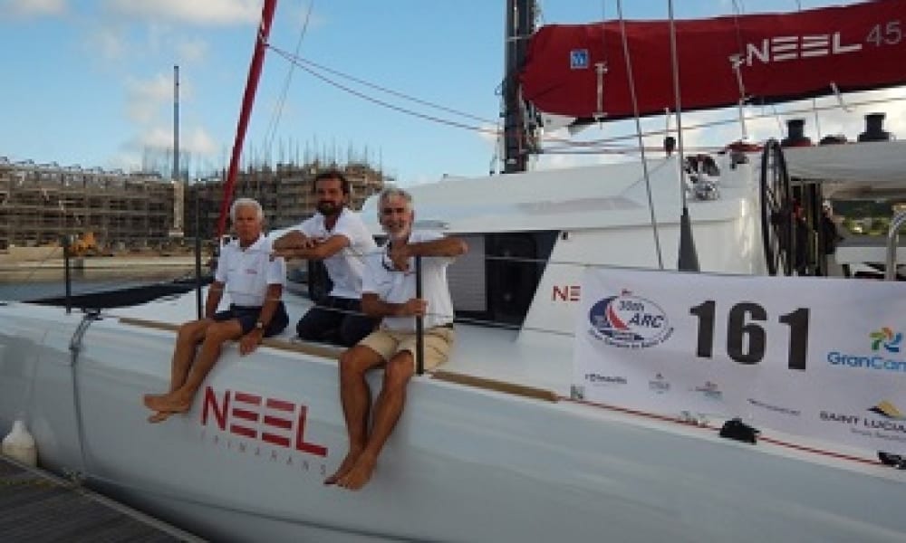 Jean Marie, Captain of the NEEL 45 Racing - ARC 2015