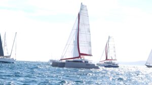 2 trimarans NEEL prennent le départ de l'ARC 2020 6